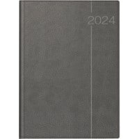 BRUNNEN Tagebuch 2025 A4 1 Tag / 1 Seite Deutsch Grau