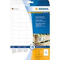 HERMA Extra starke Etiketten 10913 Mattes Weiß DIN A4 38,1 x 21,2 mm Rechteckig 25 Blatt à 65 Etiketten