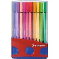 STABILO Pen 68 Faserschreiber 1 mm Mittel Färbig sortiert 20 Stück