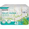Niceday Professional Toilettenpapier 2-lagig 48 Rollen à 200 Blatt