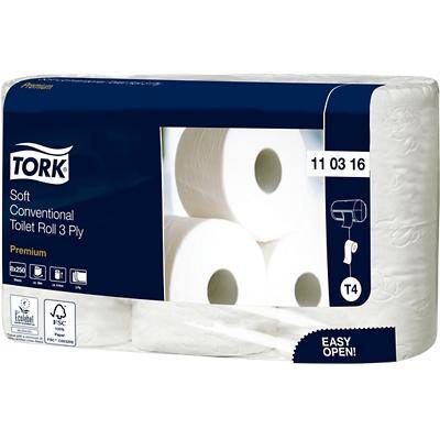 Tork Premium Toilettenpapier T4 3-lagig 110316 72 Rollen à 250 Blatt
