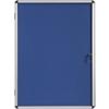 Bi-Office Enclore Indoor Abschließbarer Schaukasten Non-Magnetisch 16 x A4 94 (B) x 128,8 (H) cm Blau