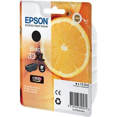 Epson 33XL Original Tintenpatrone C13T33514010 Schwarz
