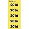 Leitz Jahreszahlen-Aufkleber DIN A4 Gelb 20 Blatt à 5 Etiketten