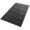 Floortex Fussbodenmatte Anti-Fatigue Schwarz 1.500 x 900 mm