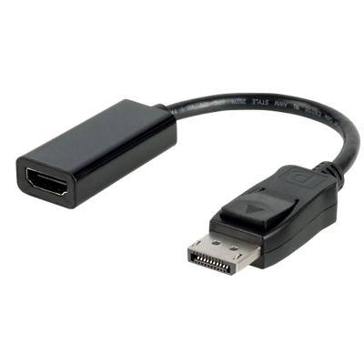 Valueline DisplayPort zu HDMI Adapter VLCP37150B02 Schwarz 0.2 m