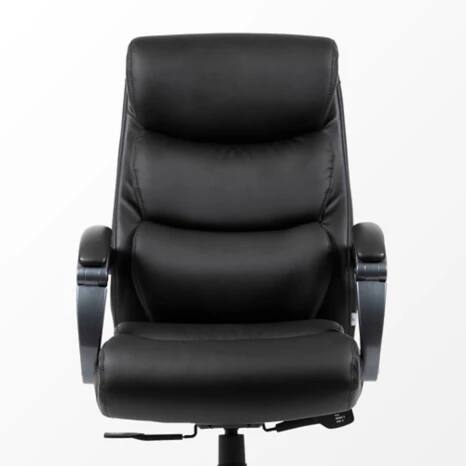 Realspace Synchro Thor Chefsessel mit Armlehne und verstellbarem Sitz Kunstleder Schwarz Viking Direkt AT