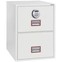 Phoenix Feuersicherer Hängeregistraturschrank FS2252E Weiß 525 x 675 x 720 mm