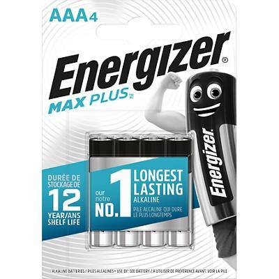 Energizer AAA Alkali-Batterien Max Plus LR03 1,5 V 4 Stück