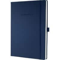 Sigel Conceptum A4 Gebunden Midnight Blue Hardcover-Notizbuch Kariert 97 Blatt