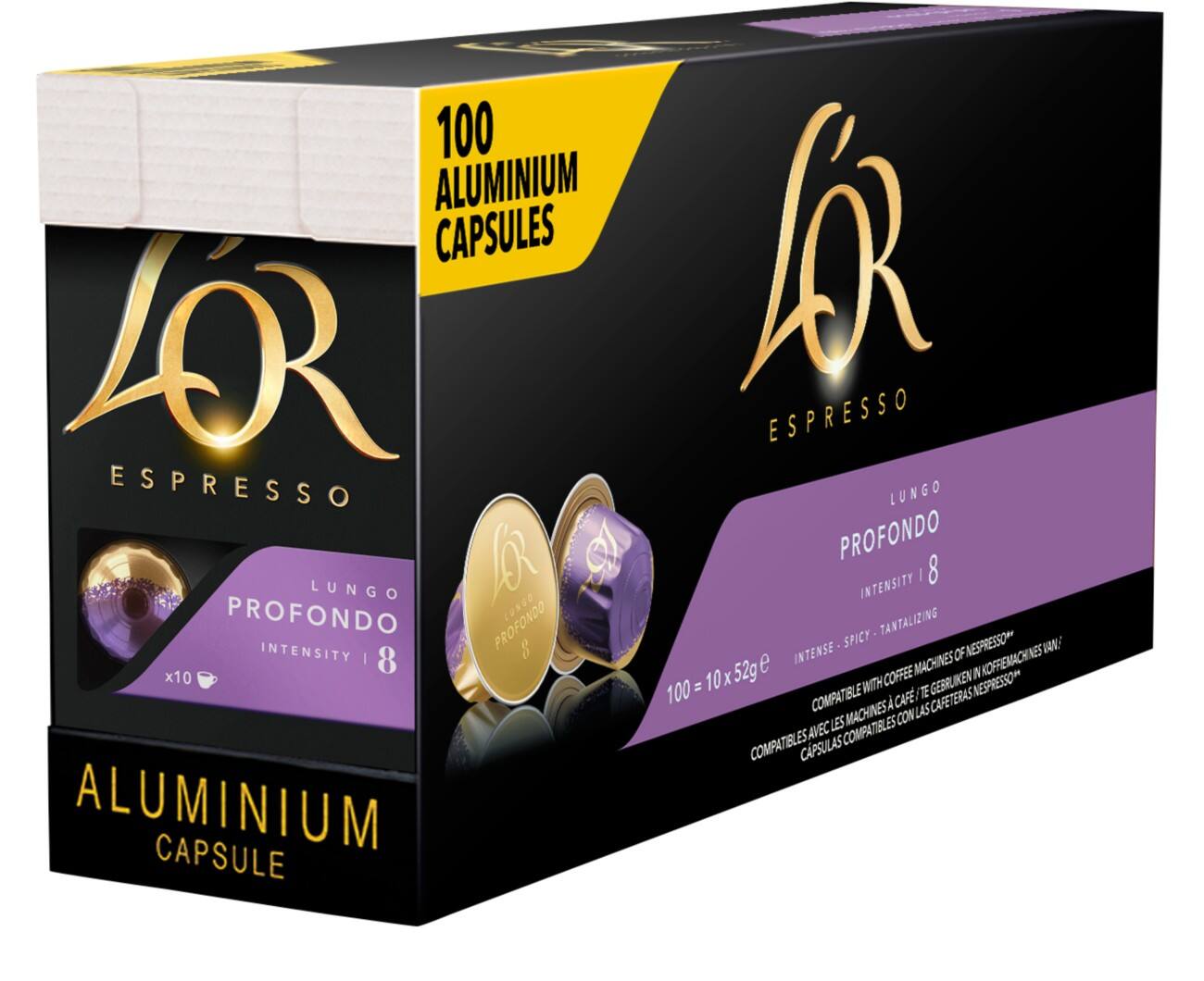 L'OR Espresso Lungo Profondo Kaffeekapseln 100 Stück à 5.2 g