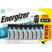 Energizer AA Alkali-Batterien Max Plus LR6 1,5 V 12 Stück
