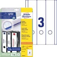 AVERY Zweckform ultragrip Ordneretiketten  L6059-25 Ja A4 Weiß 5,9 x 29,7 cm 30 Blatt à 4 Etiketten