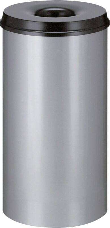 Vepa Papierkorb 50 l Schwarz Grau 62,5 cm