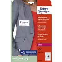 AVERY Zweckform Namensschilder 120 g/m² Weiß 20 Blatt à 16 Etiketten
