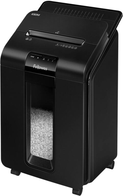 Fellowes Automatische Zufuhr AutoMax 100M Aktenvernichter 100 Blatt Minischnitt Sicherheitsstufe P-4 23 L