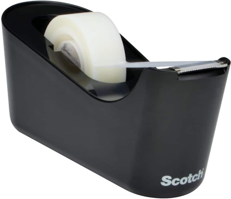 Scotch Klebebandabroller-Set Scotch Magic C-18 Schwarz 19 mm (B) x 33 m (L)
