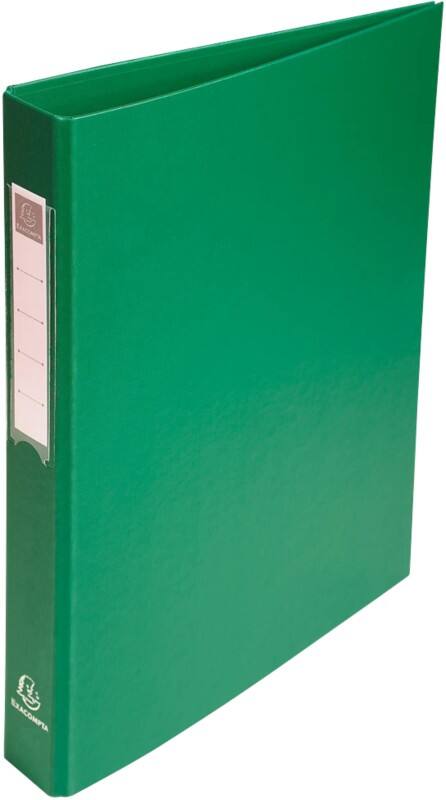 Exacompta Ringbuch A4 Polypropylen 4 Ringe 25 mm Grün