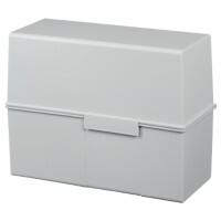 HAN Karteikartenbox DIN A5 450 Karten Lichtgrau 22,8 x 10,2 x 17,1 cm