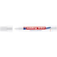 edding 950 Industrie-Pastenmarker Extra Breit Rundspitze Weiß