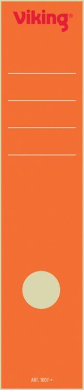 Viking Rückenschilder Spezial 60 x 285 mm Rot 10 Stück