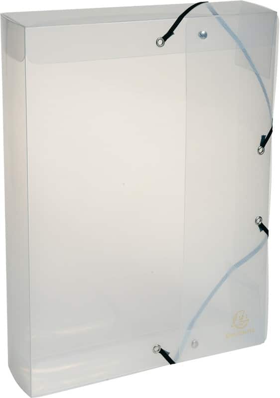 Exacompta Archivbox 5982E A4 PP (Polypropylen) 25 (B) x 6 (T) x 33 (H) cm Transparent 6,0 cm