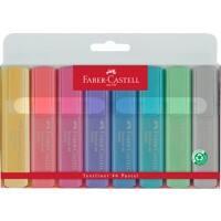 Faber-Castell Pastel Textliner 46 Textmarker Färbig sortiert Mittel Keilspitze 1 - 5 mm 8 Stück