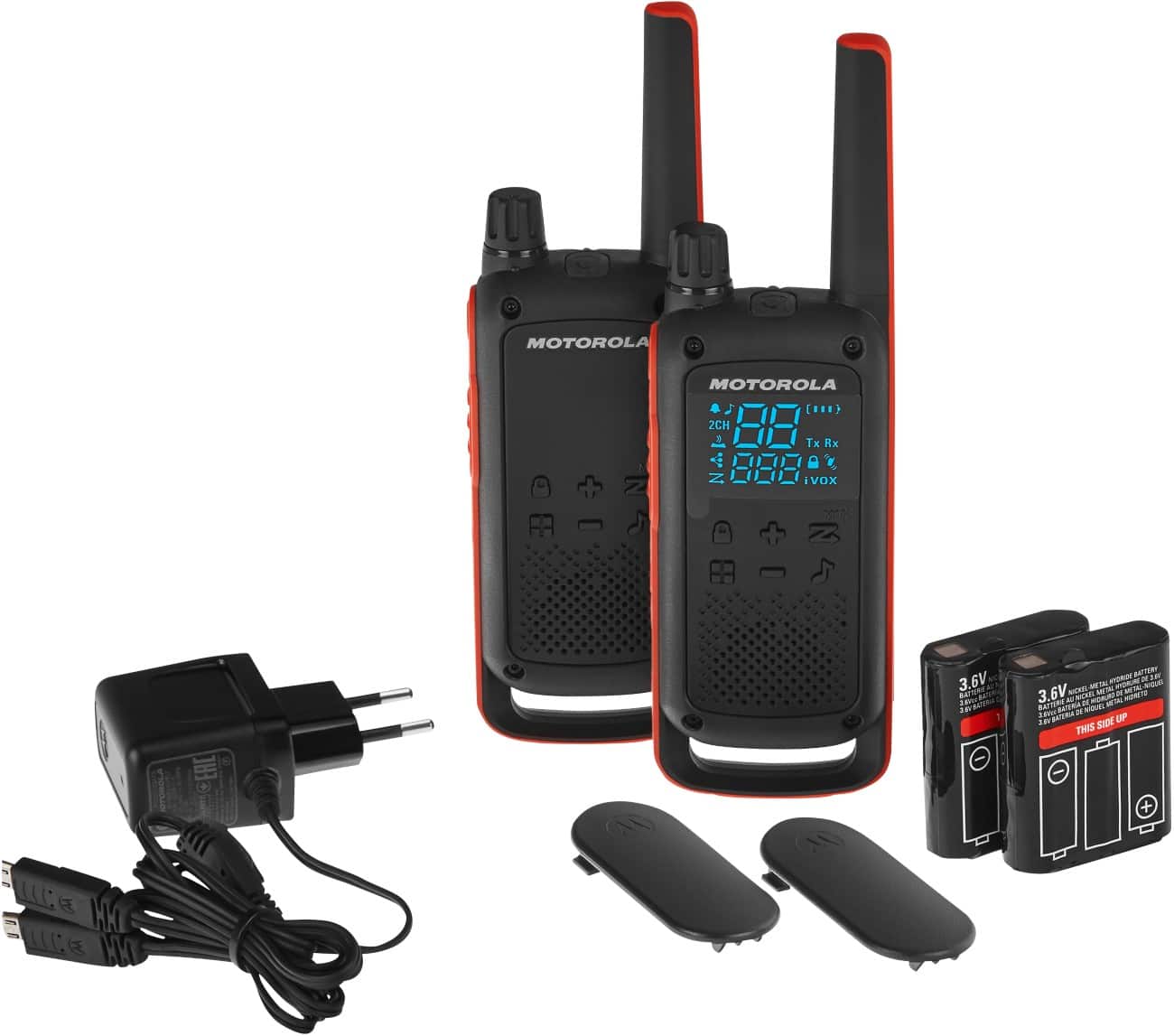 Motorola Walkie Talkie Talkabout T82 Schwarz