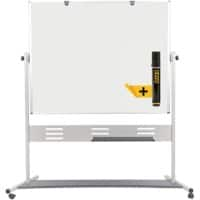 Bi-Office Evolution Mobiles Whiteboard Freistehend Magnetisch Emaille Doppelseitig 150 (B) x 120 (H) cm