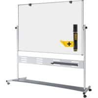 Bi-Office Evolution Mobiles Whiteboard Freistehend Magnetisch Lackierter Stahl Doppelseitig 150 (B) x 120 (H) cm