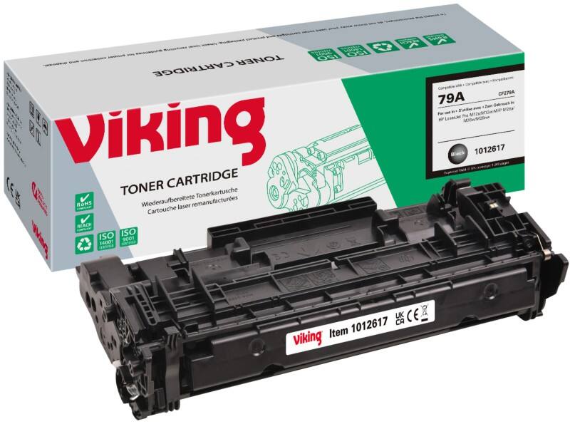 Viking 79A Kompatibel HP Tonerkartusche CF279A Schwarz