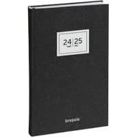 Brepols Terminplaner 2026 1 Tag / 1 Seite Niederländisch, Französisch, Deutsch, Englisch Schwarz 2.210.0674.15.6.0  