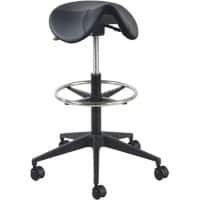 Euroseats Ergonomischer Hocker Matera Nylon Lagre Schwarz