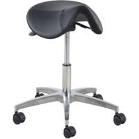 Euroseats Ergonomischer Hocker Matera Aluminium Small Schwarz