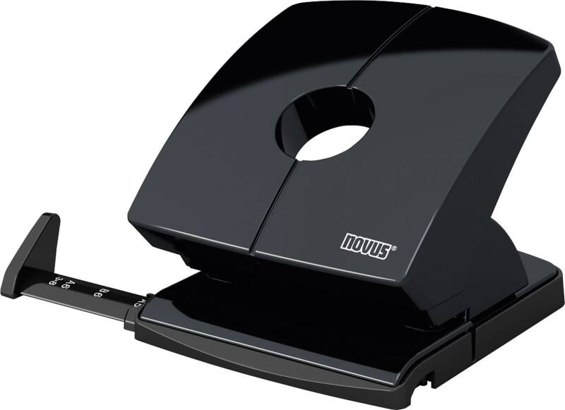 Novus NOVUS OFFICE 2 Löcher Locher Kunststoff, Metall 30 Blatt B 230 Schwarz