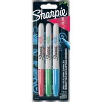 Sharpie Metallic Rundspitze Permanentmarker Fein Rundspitze 1,0 mm Färbig sortiert 3 Stück