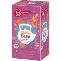TEEKANNE Organics Calm & Relax Bio Koffeinfrei Tee Apfel, Kamille, Orange, Pfefferminze, Rooibos, Zimt 20 Stück à 1.8 g
