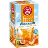 TEEKANNE Frio Tee Maracuja, Pfirsch 18 Stück à 2.5 g