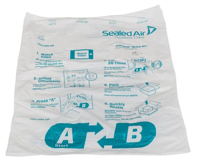 Instapak Quick Schaumverpackung  Nr. 10 380 mm (B) x 460 mm (H) Transparent 36 Stück