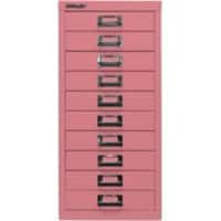 Bisley Schubladenschrank 10 Schübe Pink 279 x 380 x 590 mm