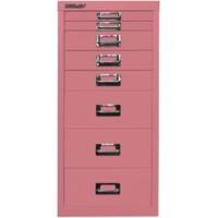 Bisley Schubladenschrank 8 Schübe Pink 279 x 380 x 590 mm