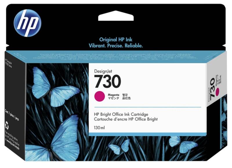 HP 730 Original Tintenpatrone P2V63A Magenta