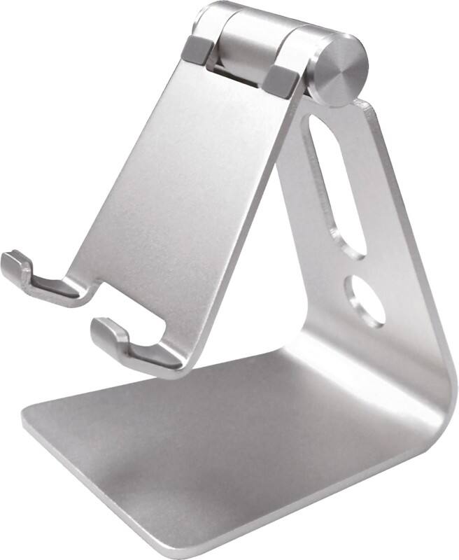 helit Handy Halterung The Lite Stand Aluminium Silber 7,4 x 8,3 x 10 cm