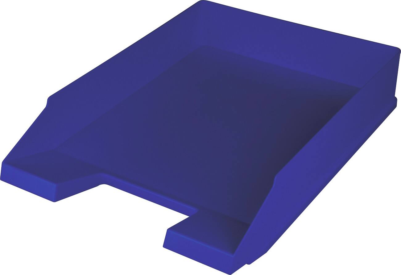 helit Briefablage Standard. Plastik Blau 25,4 x 34,5 x 6,7 cm