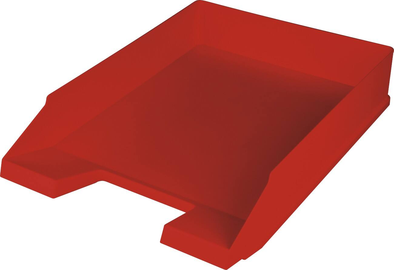 helit Briefablage Standard. Plastik Rot 25,4 x 34,5 x 6,7 cm