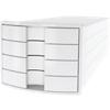 HAN Schubladen-Set Impuls 2.0 PS (Polystyrol) Weiß 28 x 36,7 x 23,5 cm