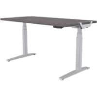 Fellowes Sitz-Stehschreibtisch Levado Eiche 800 x 1.600 x 1.257 mm