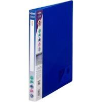 Snopake Ringbuch Polypropylen DIN A4 2 Ringe 15 mm Electra Blau 10 Stück