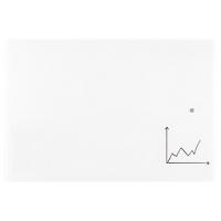 Franken Glastafel Magnetisch Einseitig 240 (B) x 120 (H) cm Weiß