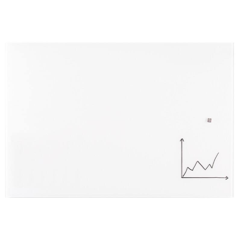 Franken Glastafel Magnetisch Einseitig 60 (B) x 45 (H) cm Weiß